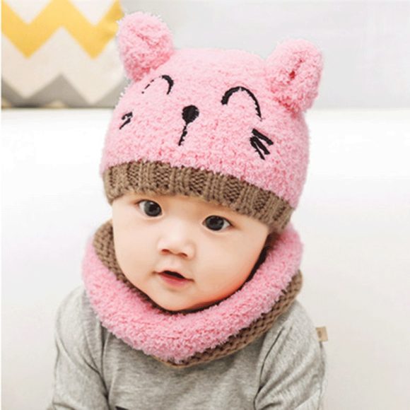 Wool scarf baby hat - Image 4
