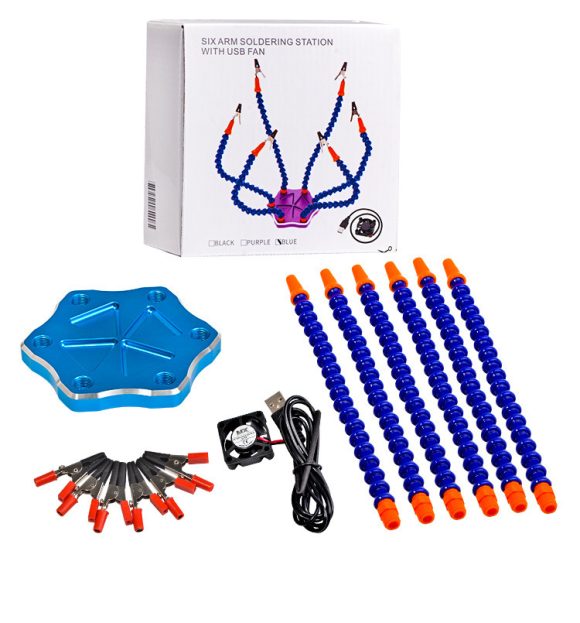 Model Repair Tool Six Jaw Multi Function Aluminum Alloy Welding Station - Image 8