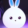 Cute Night Light Animal Rabbit Night lamps Touch Sensor Silicone LED Colorful Lights - Image 5
