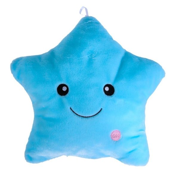 34CM Unique Toy Luminous Pillow Vivid Star Design LED Light Colorful Cushion Stars Plush Pillow Toys Gift For Kids Children Girl - Image 2