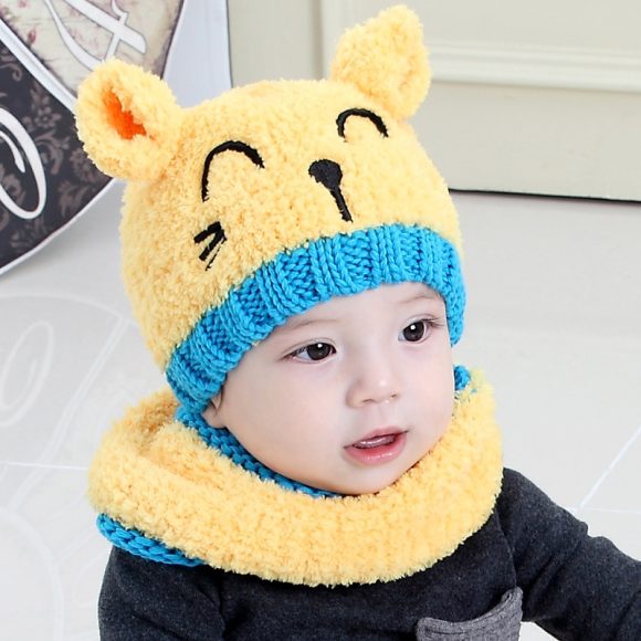 Wool scarf baby hat - Image 7