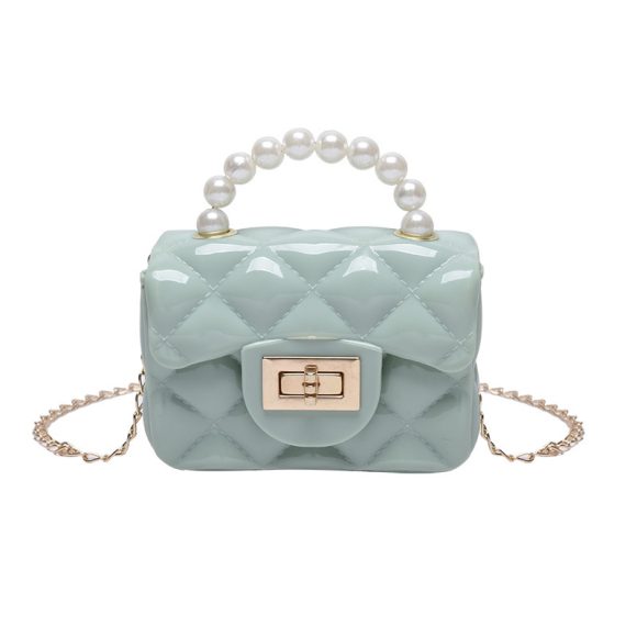 Pearl Hand One-shoulder Crossbody Chain Children's Bags - Image 10