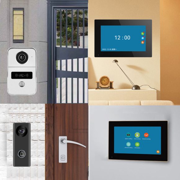 Video Intercom Doorbell 1v2 Real-time Monitoring Wireless Network Intelligent Intercom System Doorbell - Image 4