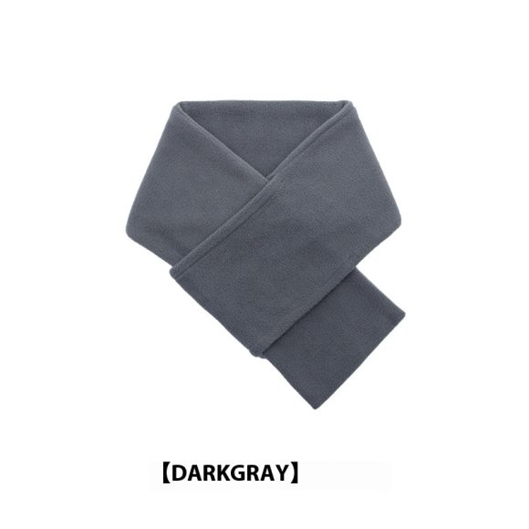 Autumn And Winter Warm Scarf Fashion Simple Solid Color Men's Polar Fleece - Image 5