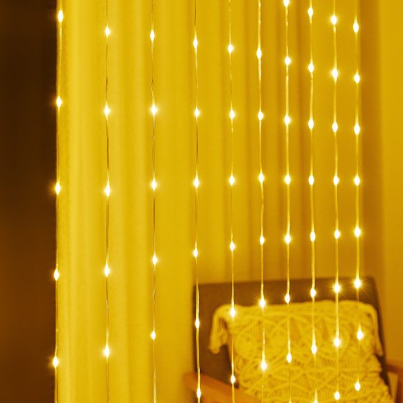 LED Flowing Water Waterfall Rubber-covered Wire Lighting Chain - Image 3