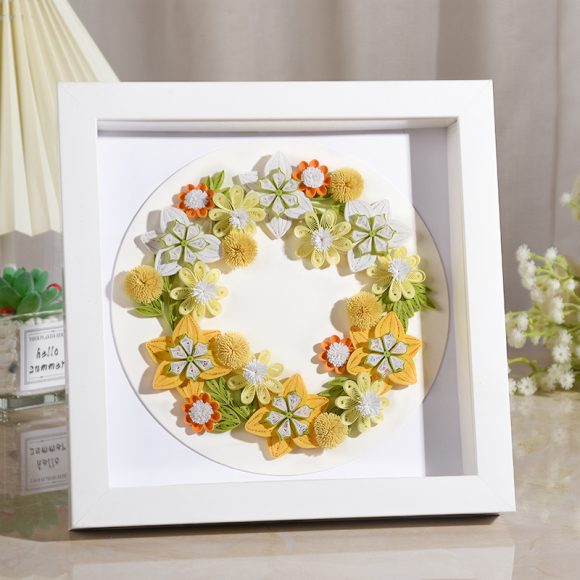 Quilted Paper Painting Creative Handmade Crafts - Image 3