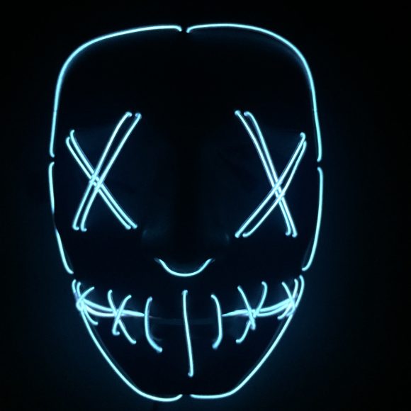 Halloween Led Glowing Full Face Mask - Image 7