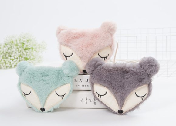 Children cute cartoon cloth bag baby Mini Purse Shoulder Messenger backpack small fox - Image 5