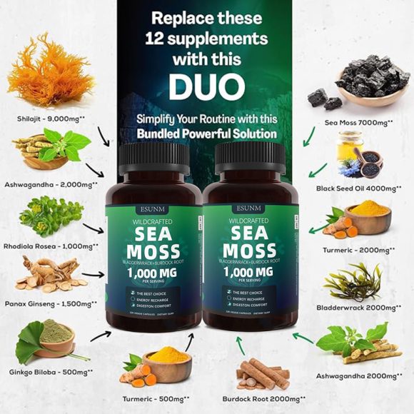 Seaweed Compound Vitamin Capsules - Image 2