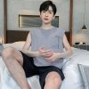 Men's Vest Sleeveless Pajamas Summer Pure Cotton - Image 5