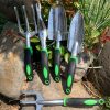 Garden Supplies 9-piece Aluminum Alloy Set, Silicone Two-color Handle Shovel Gardening Tools - Image 4