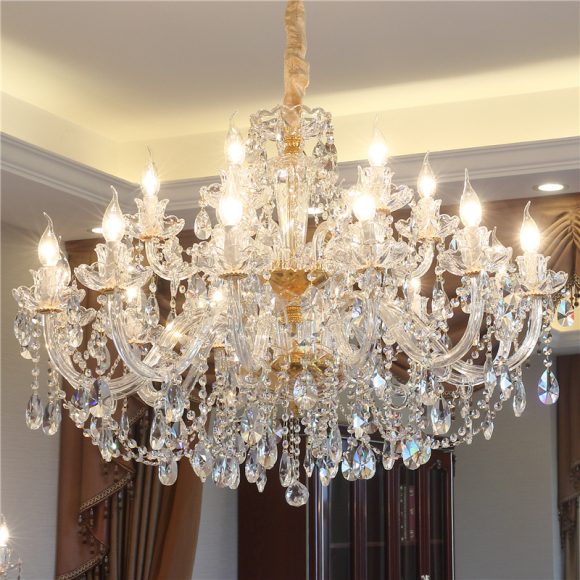 Luxury Crystal Chandelier In Living Room - Image 8