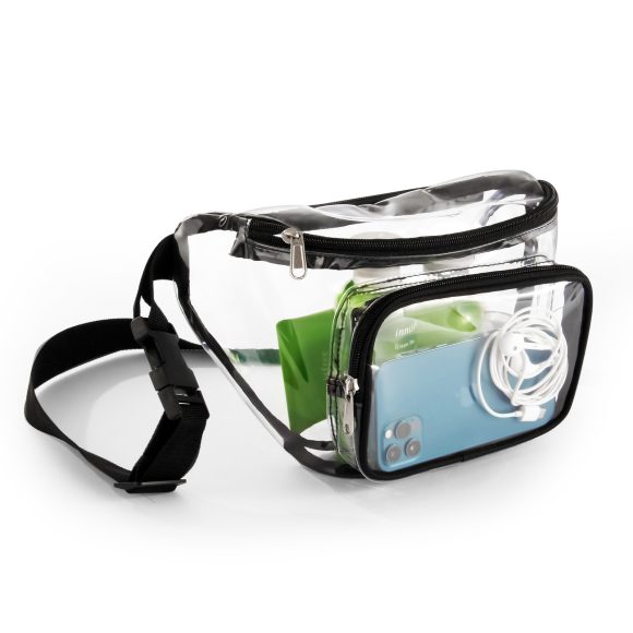 PVC Waist Bag Outdoor Sports Transparent Belt Bag - Image 9