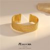 European And American Simple And Light Luxury Temperament Ring Open-ended Bracelet - Image 3