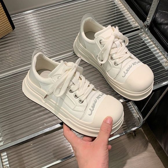 New Autumn Thick Bottom Dad Shoes All-match Increased By Bread Shoes - Image 7