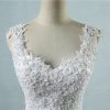High Waist Wedding Dress With Deep V-neck - Image 2