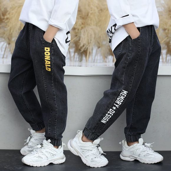 Boys' Jeans Spring And Autumn Models New Spring - Image 3