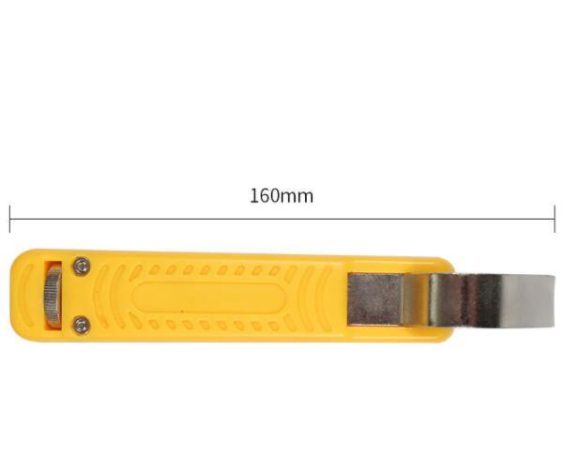 LY25-1 Adjustable Insulated Round Wire Stripper PVC Electrician's Knife - Image 2