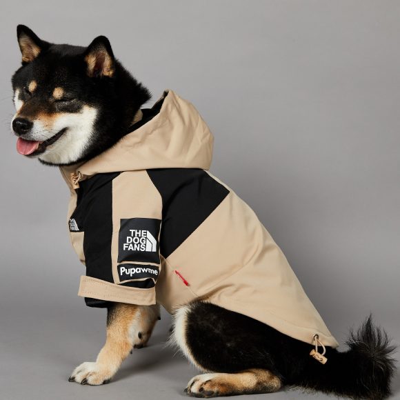 Khaki Dog Pet Shell Jacket - Image 4