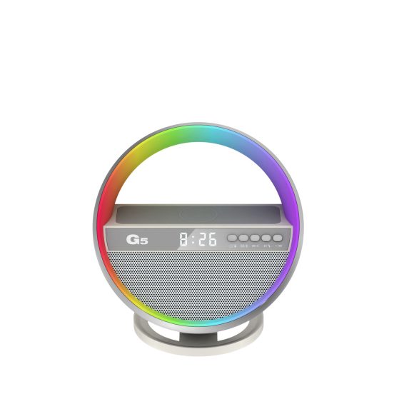 2024 New Multifunction RGB Night Light Wireless Charger Bluetooth-compatible Speaker Large G Ambience Light Home Decor - Image 2