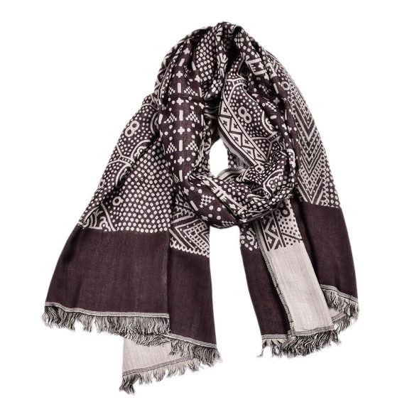 Cotton And Linen Yarn-dyed Scarf Short Beard Ethnic Style - Image 6