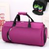Fitness bag men's sports bag basketball training bag football bag portable travel bag cylinder bag shoulder bag waterproof - Image 2
