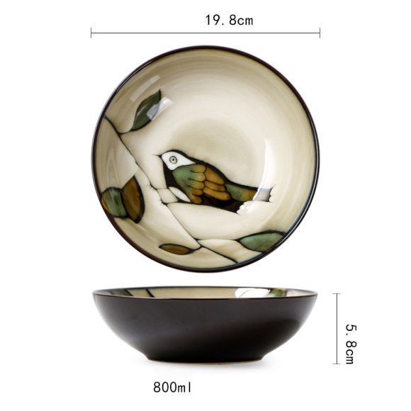 Japanese Ceramic Dishes Bowls Dishes Individuality - Image 5