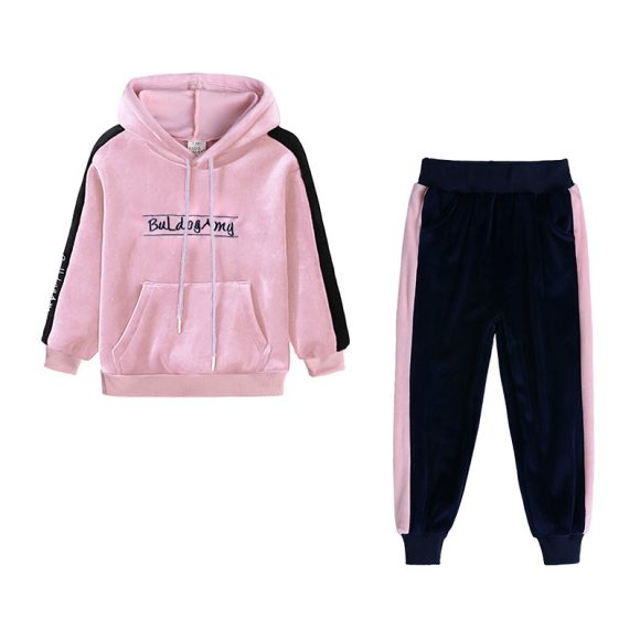 Fashion Girls Long Sleeve Two-piece Sports Suit - Image 6