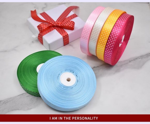 Handmade Bow Polka Dot Ribbon - Image 9