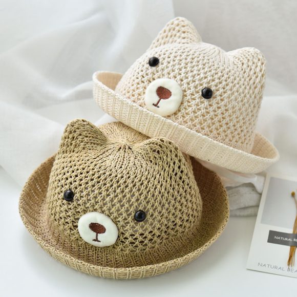 Summer Beach Travel Hat Baby Straw Hat Girl - Image 4