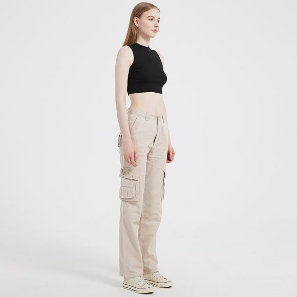 European And American Plus Size Women's Multi-pocket Sports Pants - Image 7