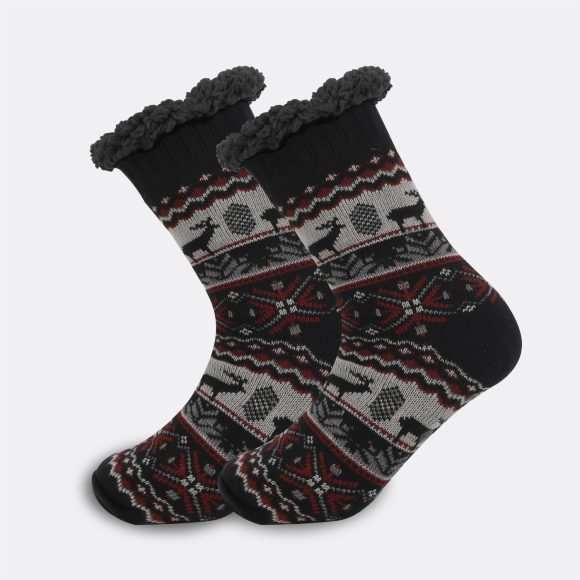 Ethnic Style Men's Thickened Warm Non-slip Room Socks - Image 5