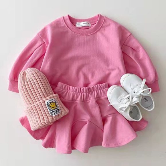 Fashionable Clothing Suit Baby Leisure Children's Clothing Candy Color - Image 5