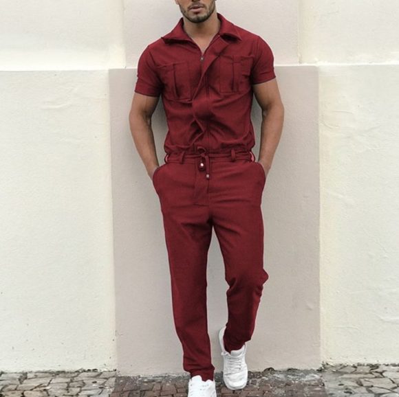 Men's Pants Casual Loose One-piece Suit - Image 2