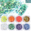 8 Box Mix Glitter Nail Art Powder Flakes Set - Image 5