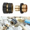 Garden hose quick connection kit