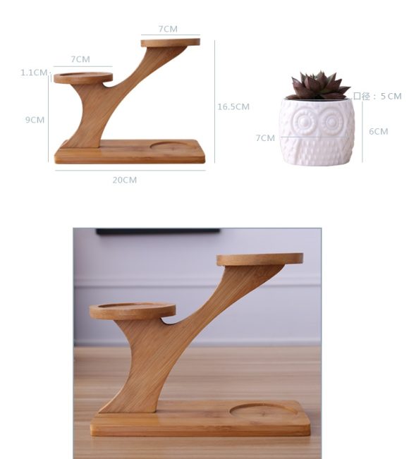 Owl Wooden Tree - Image 3