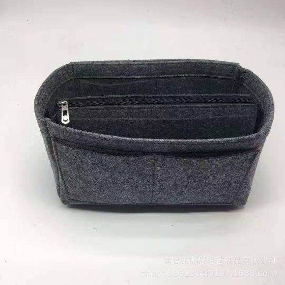 Multifunctional Felt Storage Bag Felt Bag Middle Bag Large Capacity Ladies Toiletry Bag - Image 10