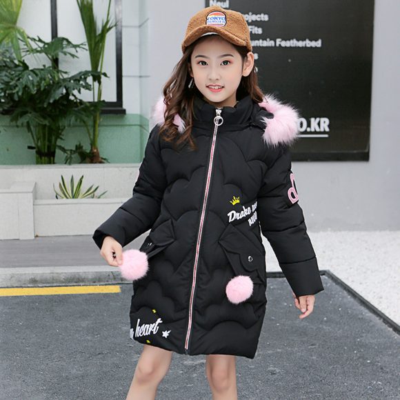 Girls' cotton-padded jackets - Image 2