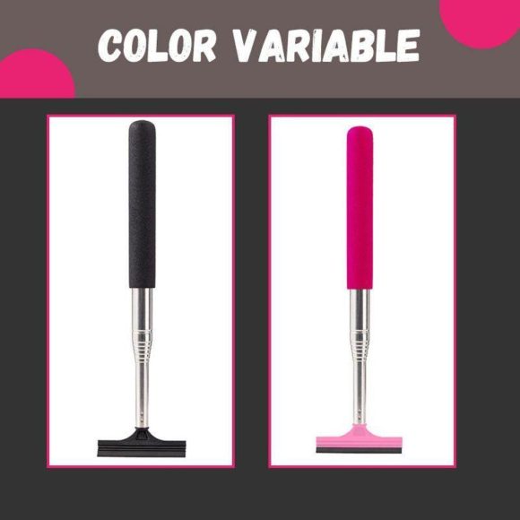 Car Rearview Mirror Wiper Retractable Portable Rainy Cleaning Supplies Rearview Mirror Water Remover Glass Rain Cleaning Tool - Image 4