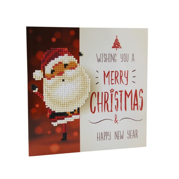 Christmas DIY Diamond Painting Greeting Cards 5D Cartoon Birthday Postcards Kids Festival Embroidery Greet Cards Gifts - Image 3