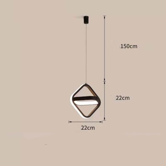 Bedside Chandelier Bedroom Dining Room Bar Long Line Single Head - Image 4