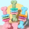 Dog Chew Toy Dog Bone Type  Dogs Teeth Cleaning Toys Indestructible TPR Bone Chewing Bite Resistant Teething Toys  Pet Products - Image 2