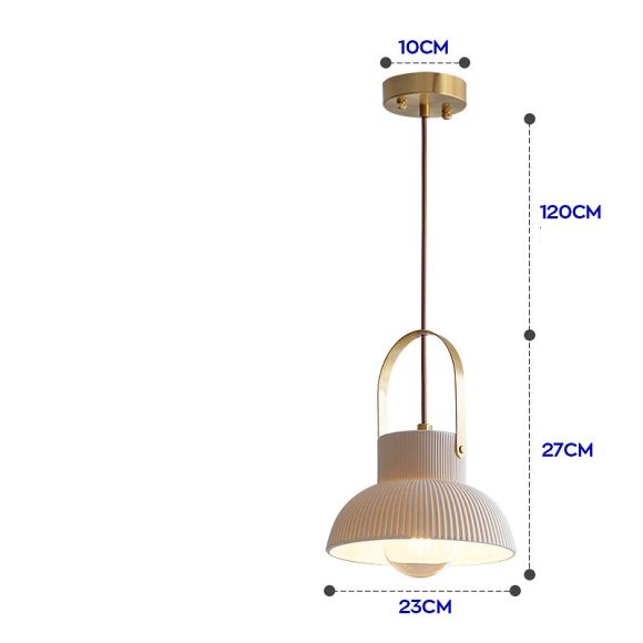 Nordic Japanese Simple Creative Light-transmitting Porcelain Chandelier - Image 8