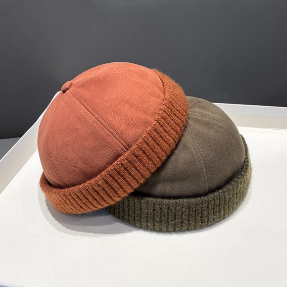 Autumn And Winter Deerskin Velvet Beret Melon Skin Hat - Image 10