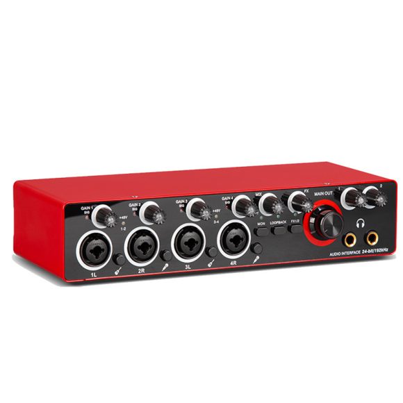 4-way Professional Computer Recording Sound Card Small External Driver-free Live Mixing Tuning Equipment MD44 - Image 6
