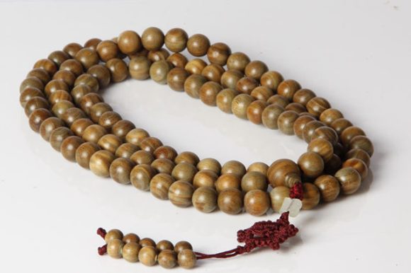 Natural sandalwood beads - Image 3