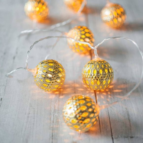 LED Fairy Garland Hollow wrought iron Ball - Image 5
