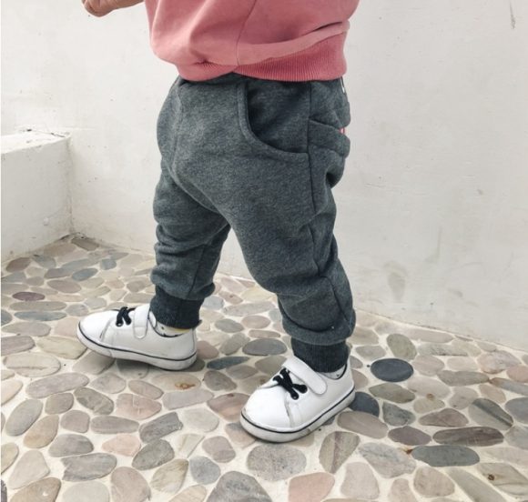 boys casual pants autumn loaded Korean children's casual sweatpants baby cartoon loose trousers - Image 2