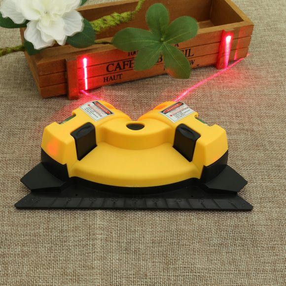Laser laser level instrument Right angle ground line instrument 90 degree laser level ruler right angle laser level meter LV-01 - Image 3